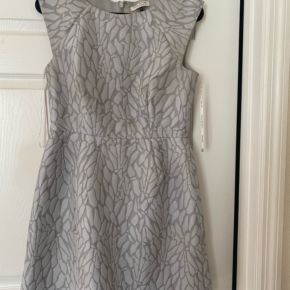 Halston Heritage silver Dress, good condition